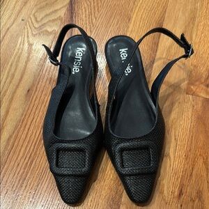 Kensie Black Women's Slingback Shoes